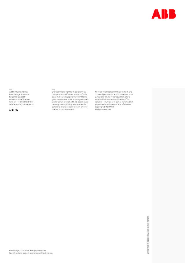 Technical catalogue