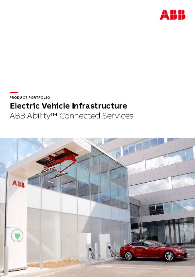 Electric Vehicle Infrastructure - ABB Ability™ Connected Services