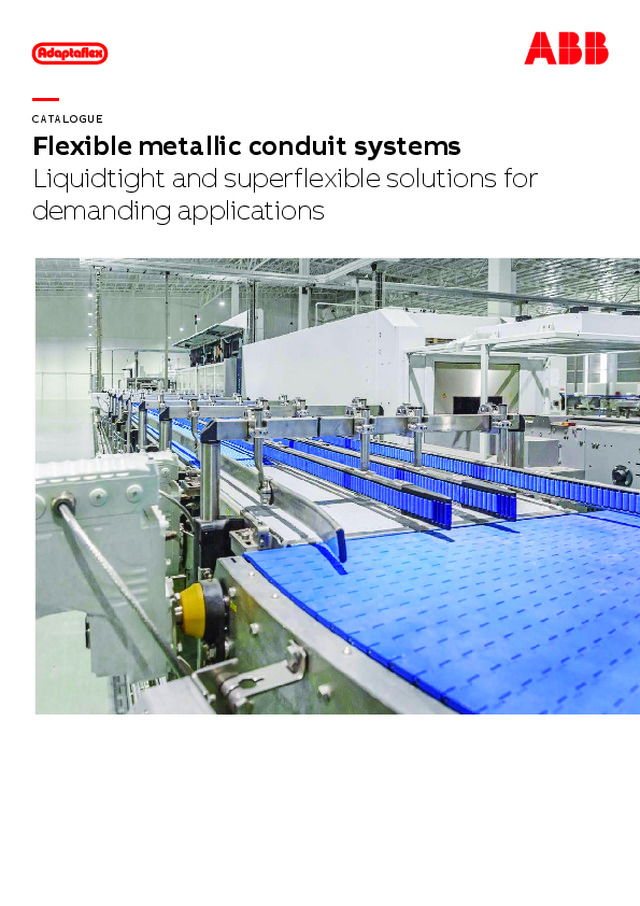 Flexible metallic conduit systems - Liquidtight and superflexible solutions for demanding applications