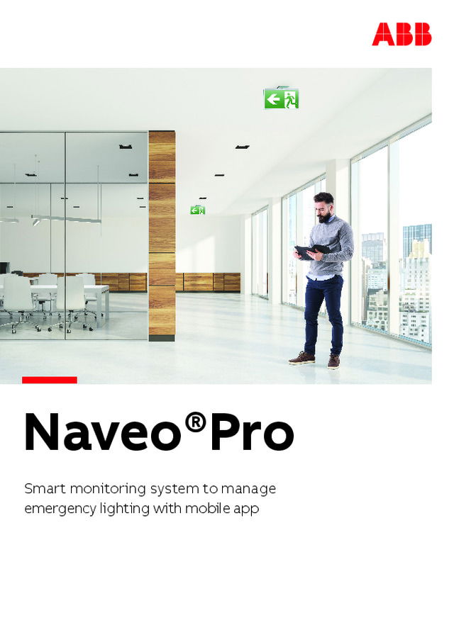 Naveo® Pro - Smart monitoring system to manage emergency lighting with mobile app