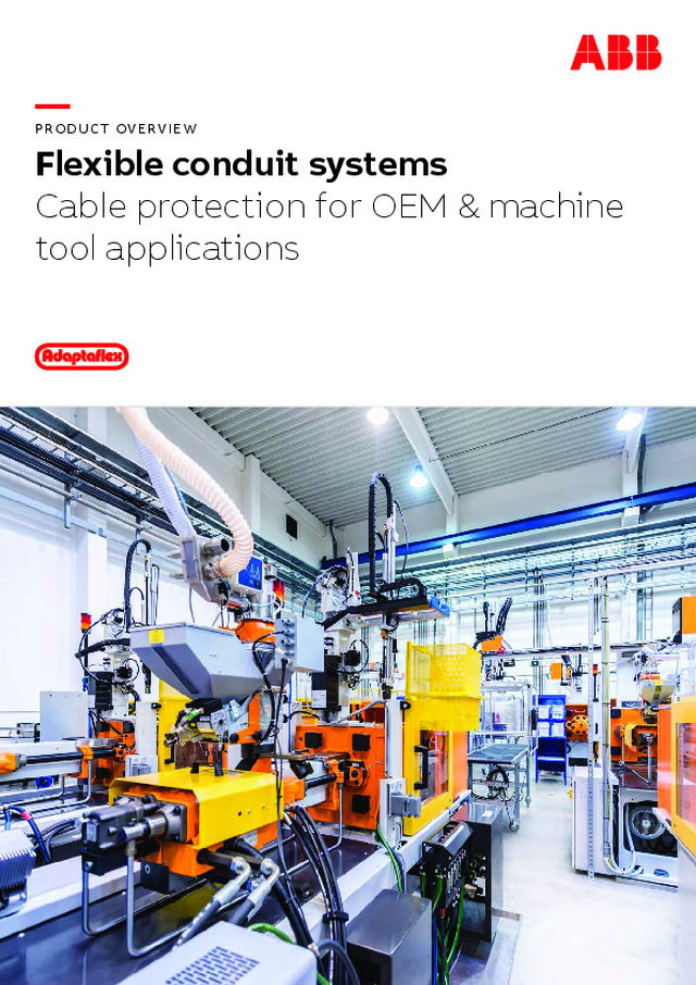 Flexible conduit systems Cable protection for OEM & machine tool applications