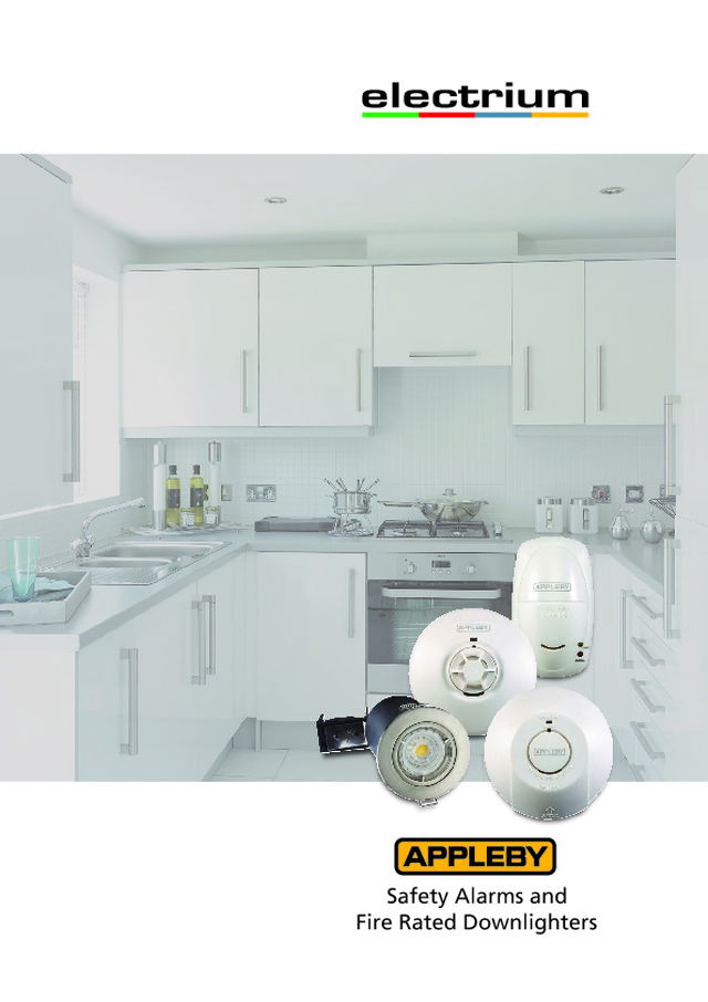 Appleby Safety Alarms and Fire Rated Downlighters