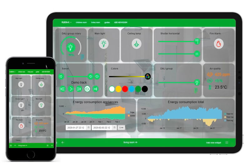 Schneider Electric optimiert seine Logikcontroller Wiser for KNX und spaceLYnk