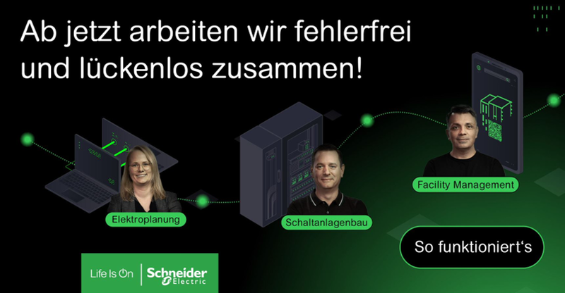 Arbeiten im digitalen Flow mit Schneider Electric