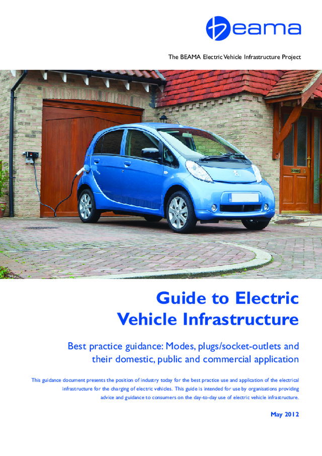 BEAMA - Guide to Electric Vehicle Infrastructure