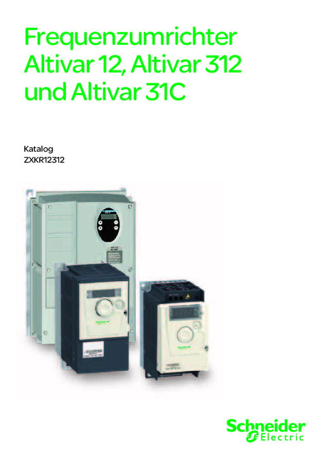 Frequenzumrichter Altivar 12, Altivar 312 und Altivar 31C