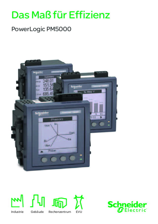 Das Maß für Effizienz – PowerLogic PM5000