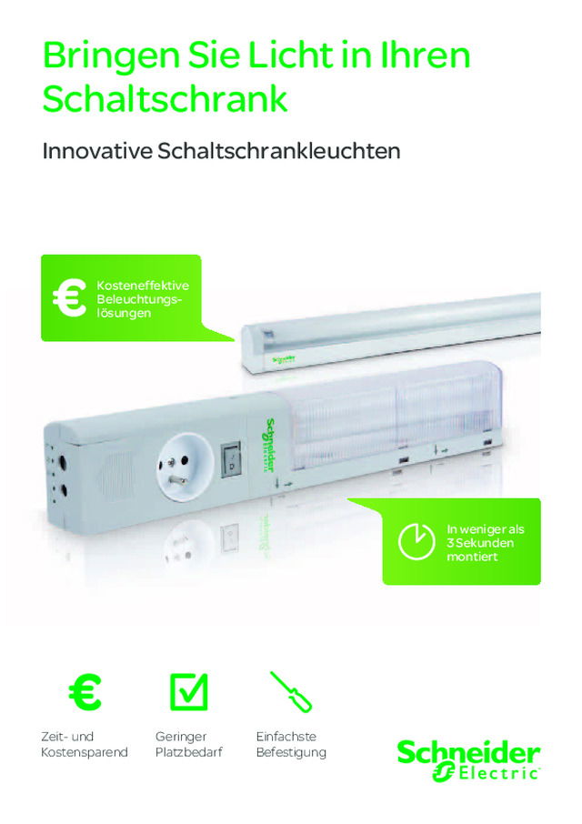 Bringen Sie Licht in Ihren Schaltschrank