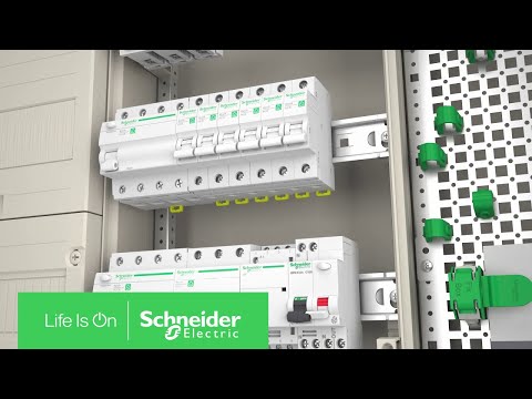 Installation der Resi9 Reiheneinbaugeräte | Schneider Electric