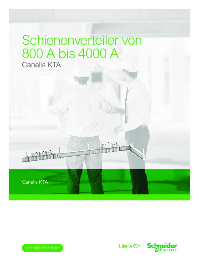 Schienenverteiler von 800 A bis 4000 A
