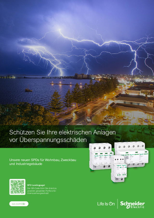 Schützen Sie Ihre elektrischen Anlagen vor Überspannungsschäden