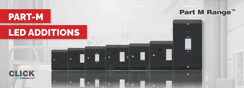 Click Scolmore expands Part M Range with New LED Indicators