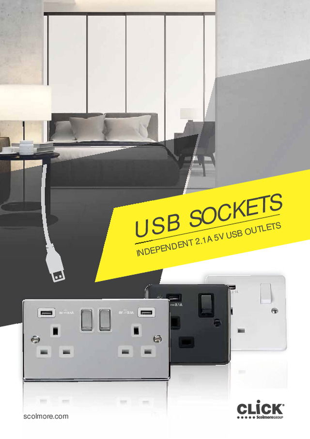Click Double USB Sockets