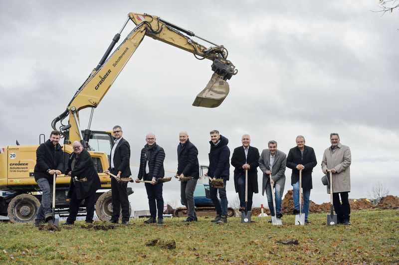 Erster Spatenstich für Millionen-Investition  Erweiterung der Produktion am Standort in Haigerloch durch ein Logistikzentrum