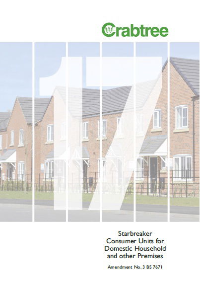 Crabtree launch Amendment 3 consumer units