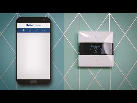 Taster und Raumcontroller iON 108 für KNX und Smart Home System LUXORliving