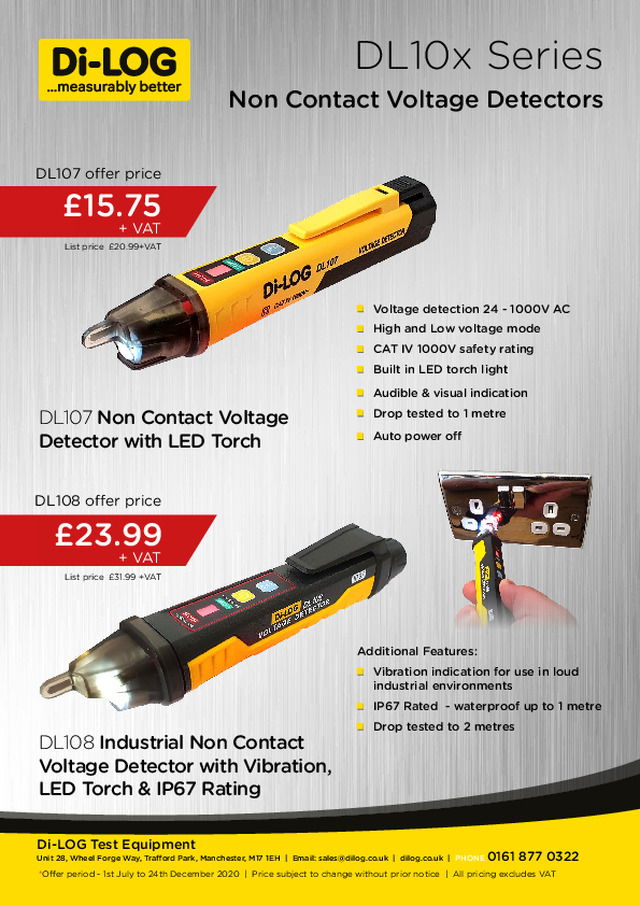 DL10x Series Non Contact Voltage Detectors