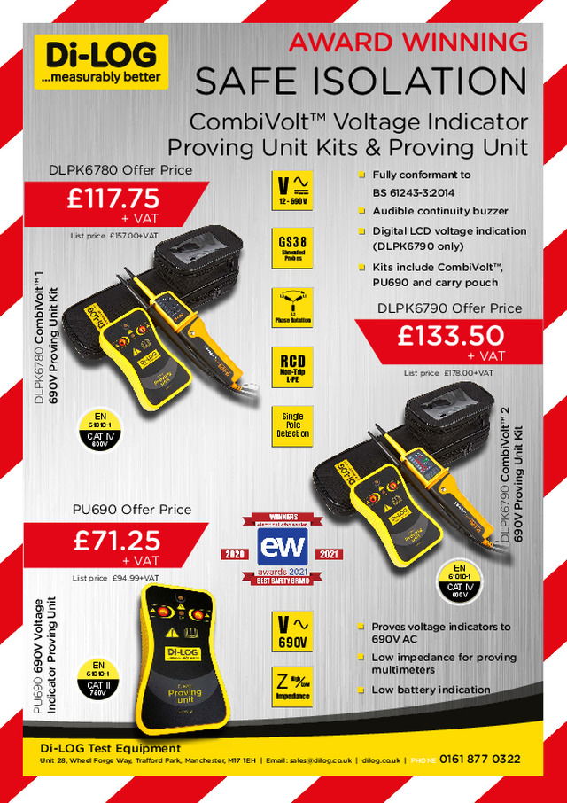 AWARD WINNING SAFE ISOLATION CombiVolt™ Voltage Indicator Proving Unit Kits & Proving Unit