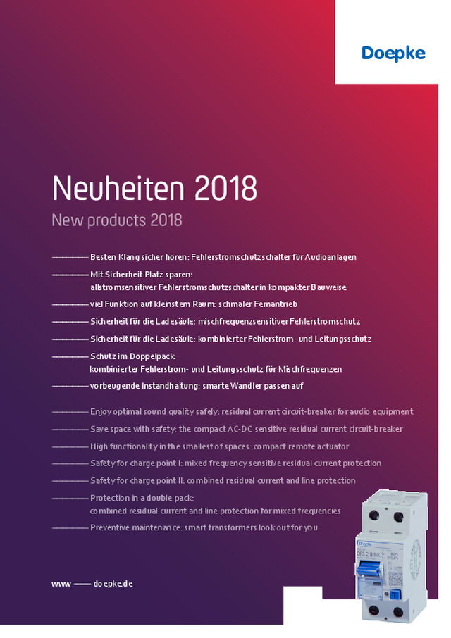 New products 2018