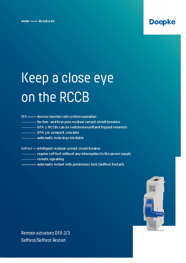 Keep A Close Eye On The RCCB