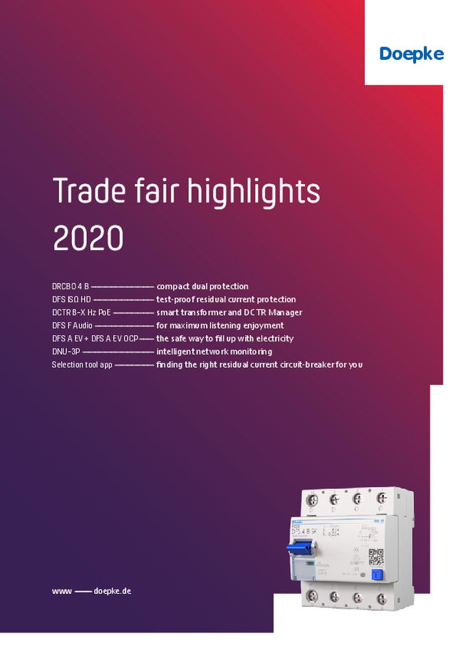 Trade fair highlights 2020