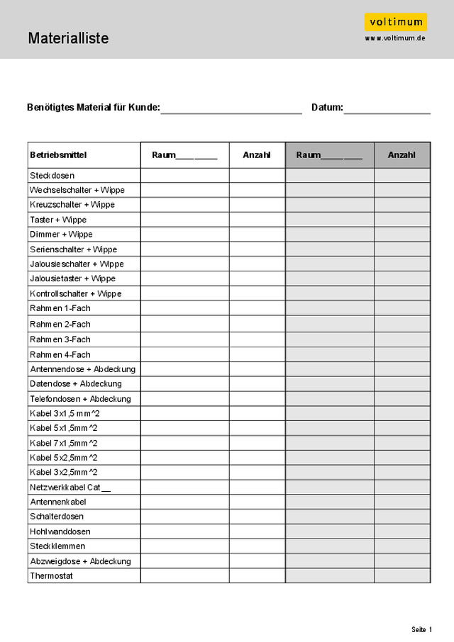 Materialliste