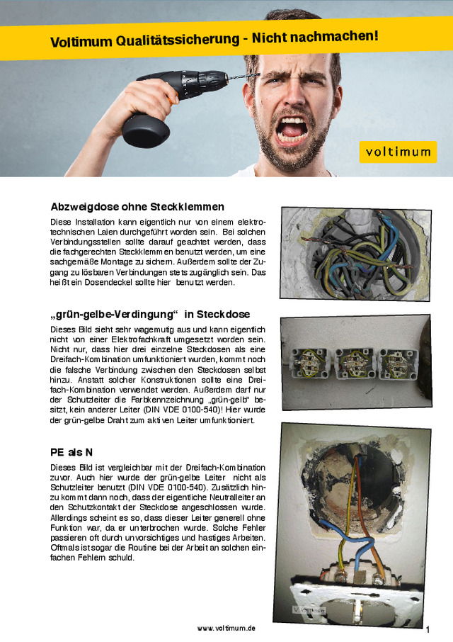 Voltimum Qualitätssicherung - Wir korrigieren die Arbeiten Ihrer Kollegen