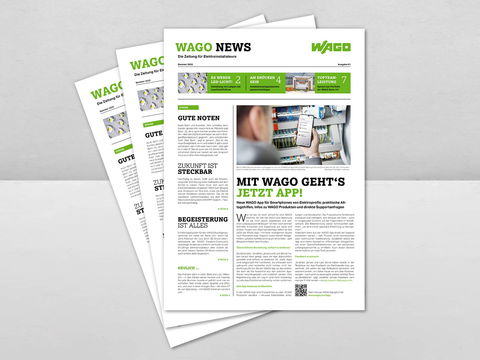 WAGO NEWS fürs Elektrohandwerk – die aktuelle Ausgabe jetzt ansehen