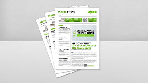 WAGO NEWS fürs Elektrohandwerk – die aktuelle Ausgabe jetzt ansehen