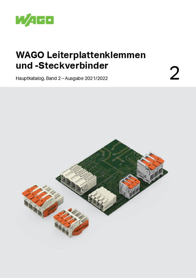 WAGO Leiterplattenklemmen und -Steckverbinder