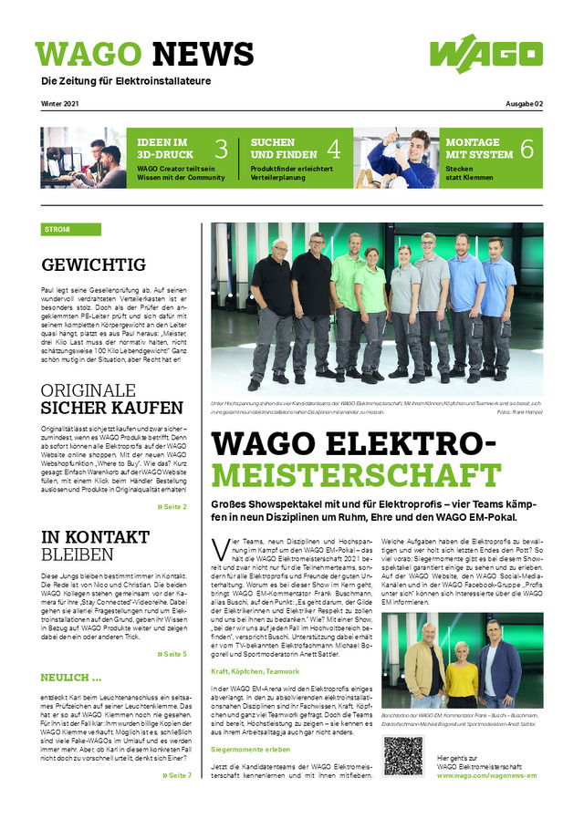 WAGO NEWS WINTER 2021