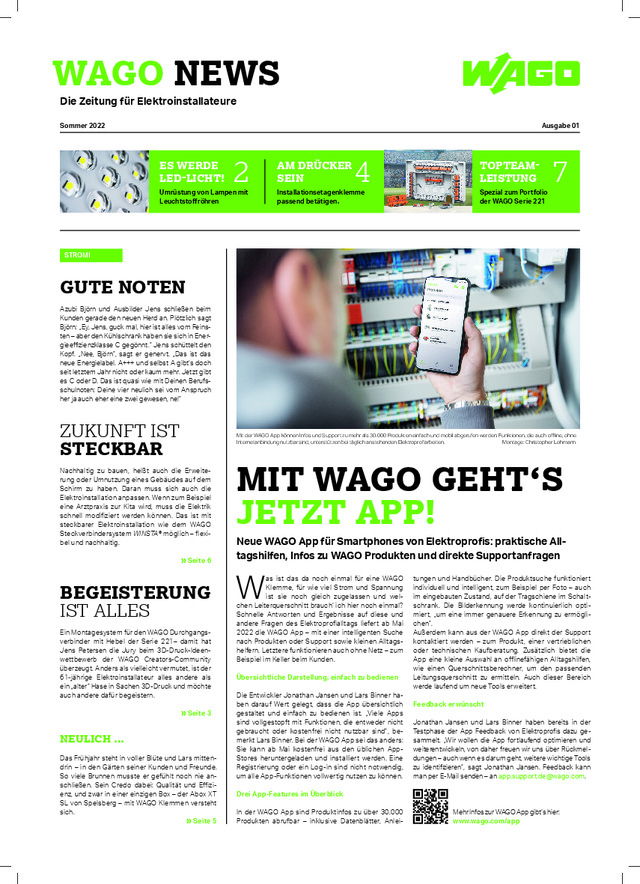 WAGO News Sommer 2022