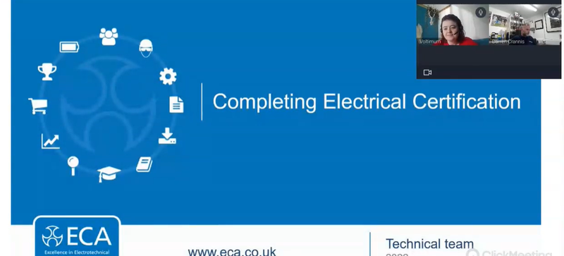 Completing Electrical Certification