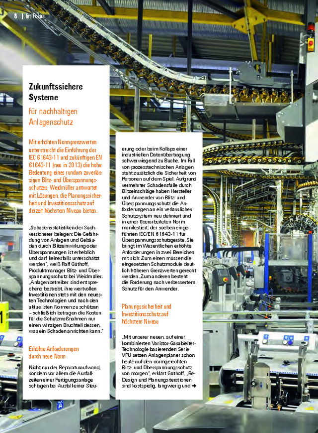 Zukunftssichere Systeme für nachhaltigen Anlagenschutz