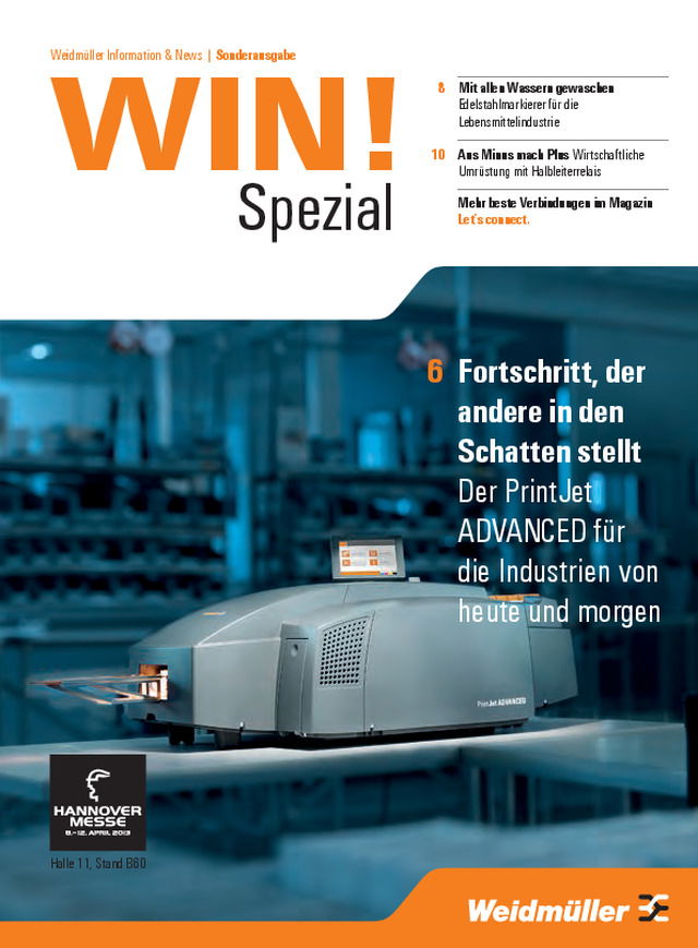 WIN! Spezialausgabe zur Hannover Messe 2013