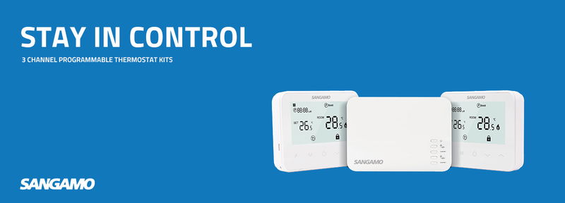 New Three Channel Programmable Thermostat from Sangamo