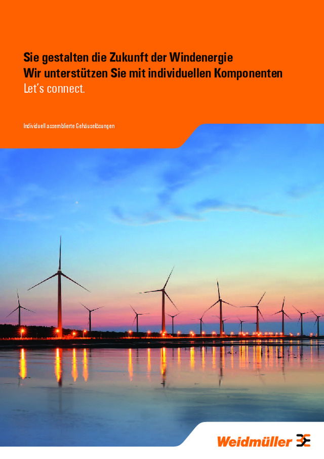 Individuell assemblierte Gehäuselösungen für die Windenergie