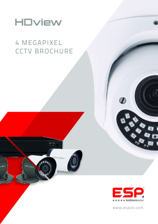 HDview 4 megapixel CCTV brochure