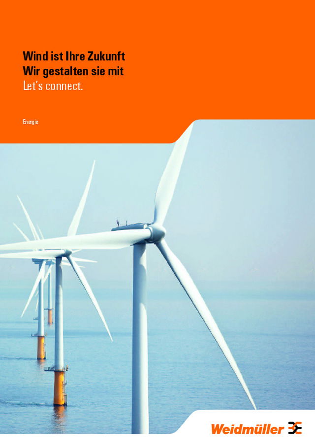 Weidmüller als Kompetenzpartner der Windenergie