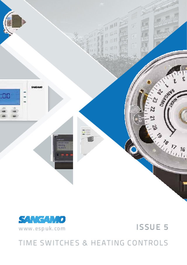 Sangamo - Time switches and heating controls