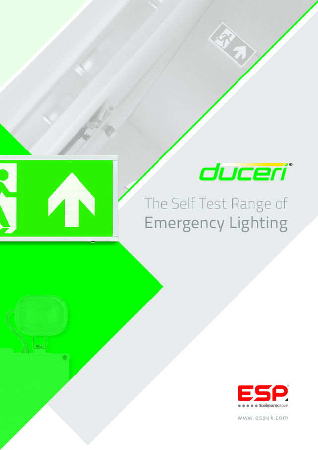 Duceri Self Test Emergency Light Fittings