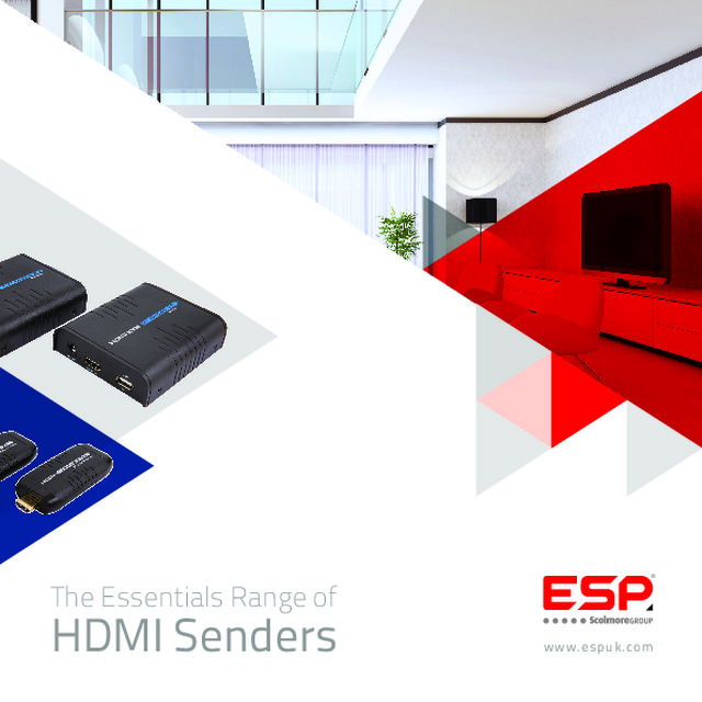 The Essentials Range of HDMI Senders