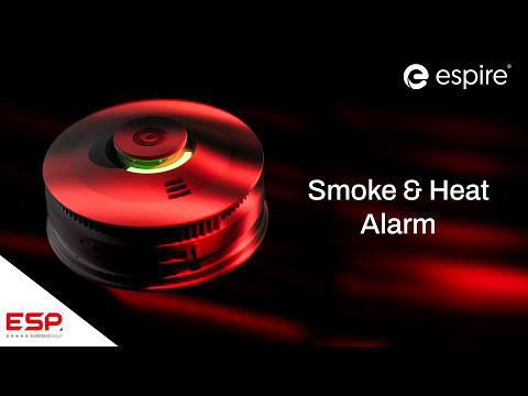 Espire smoke & heat alarms - Swift protection against fire hazards