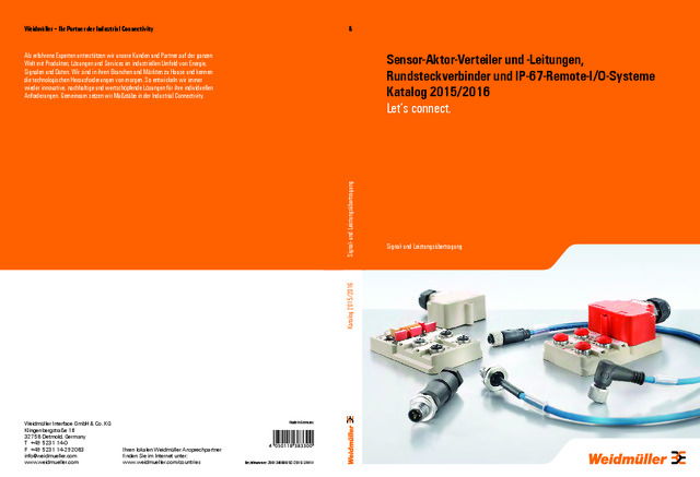 Sensor-Aktor-Verteiler und -Leitungen, Rundsteckverbinder und IP-67-Remote-I/O-Systeme