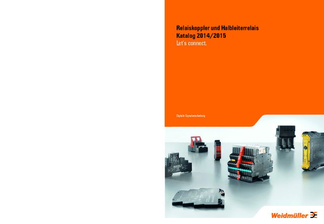 Relaiskoppler und Halbleiterrelais Katalog 2014/15