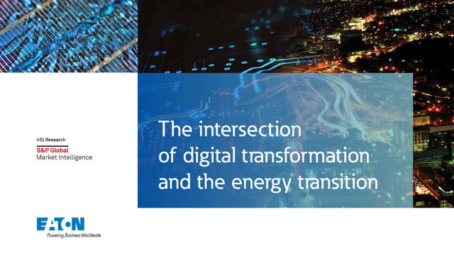 The intersection of digital transformation and the energy transition