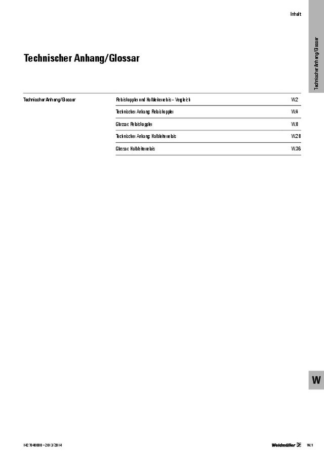 Technischer Anhang/Glossar (Relaiskoppler und Halbleiterrelais)