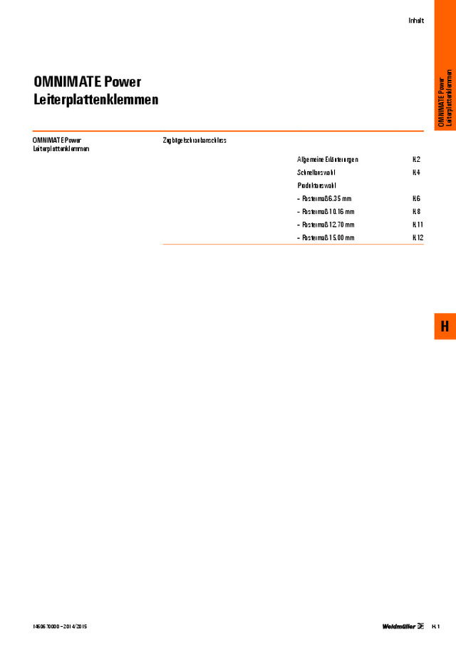 OMNIMATE Power  - Leiterplattenklemmen