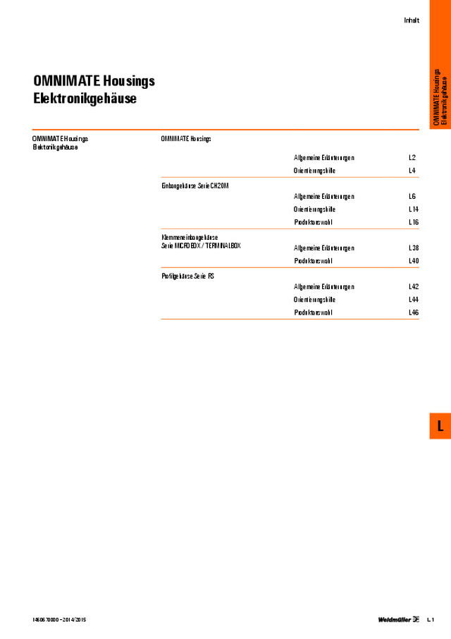 OMNIMATE Housings  - Elektronikgehäuse