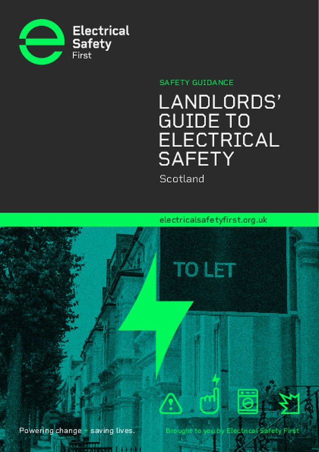Landlords' guide to electrical safety Scotland